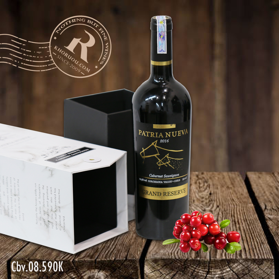 Vang đỏ Patria Nueva Gran Reserva Carbernet Sauvignon + hộp đồng bộ