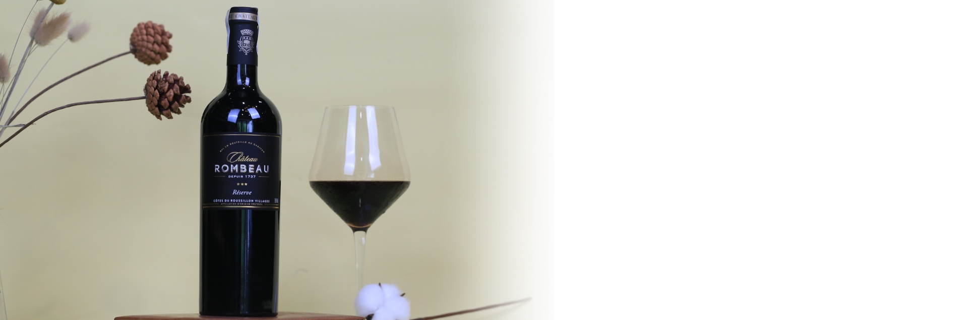 Rượu vang Pháp DOMAINE ROMBEAU RESEVE COTES DU 750ml