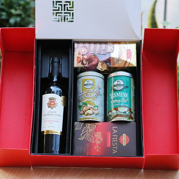 Hộp quà tết Tân Sửu 2021 tài lộc, may mắn