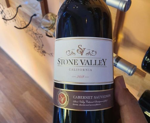 Rượu vang Mỹ Stone Valley 2018