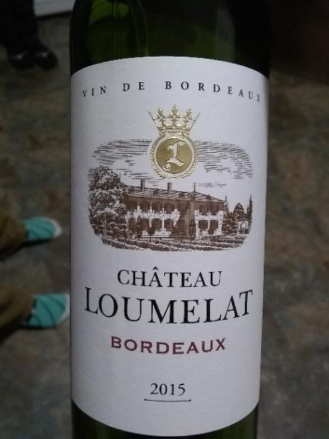 Ruou vang Phap Chateau Loumelat red Bordeaux
