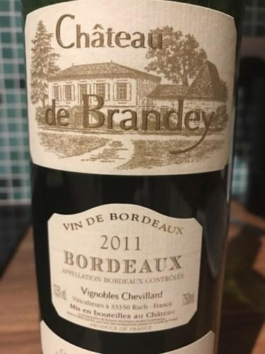 Ruou vang Phap Chaeau de Brandey Bordeaux