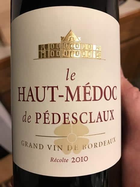 Rượu vang Pháp Le Haut Medoc de Pedesclaux 2nd wine Ch Pedesclaux