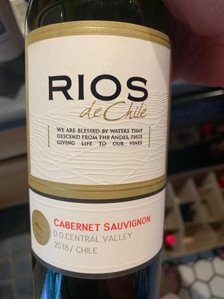 Rượu vang Chile Rios de Chile Cabernet Sauvignon