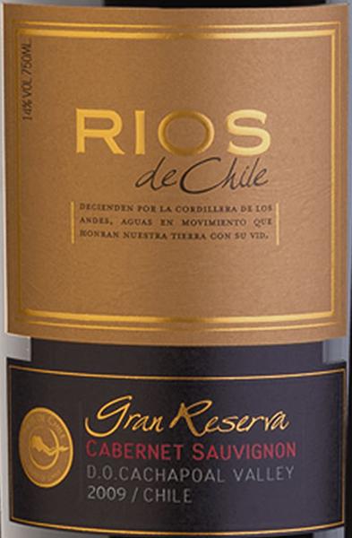 Rượu vang Chile Rios de Chile Gran Reserva Cabernet Sauvignon