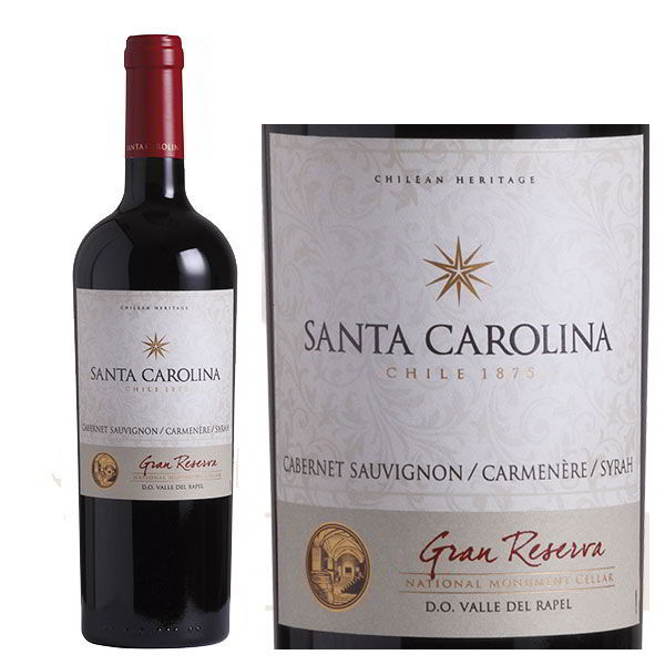 Rượu Vang Chile Santa Carolina Gran Reserva Cabernet Sauvignon Carmenere Syrah