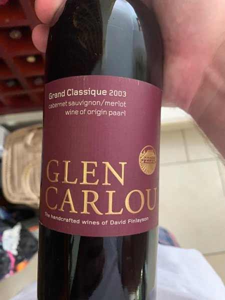 Rượu vang Nam Phi Glen Carlou Grand Classique Bordeaux Blend
