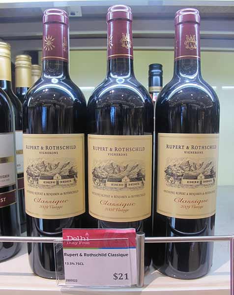 Rượu vang Nam Phi Rupert & Rothschild Classique Red
