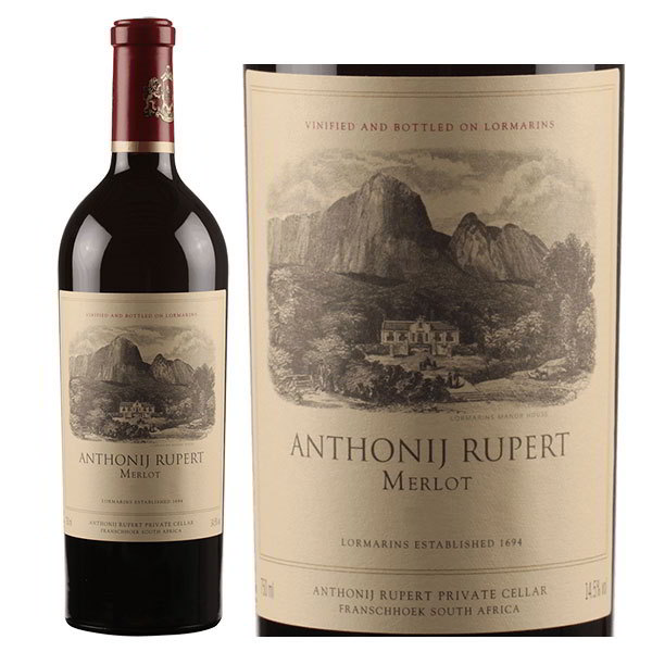 Rượu Vang Nam Phi Anthonij Rupert Merlot
