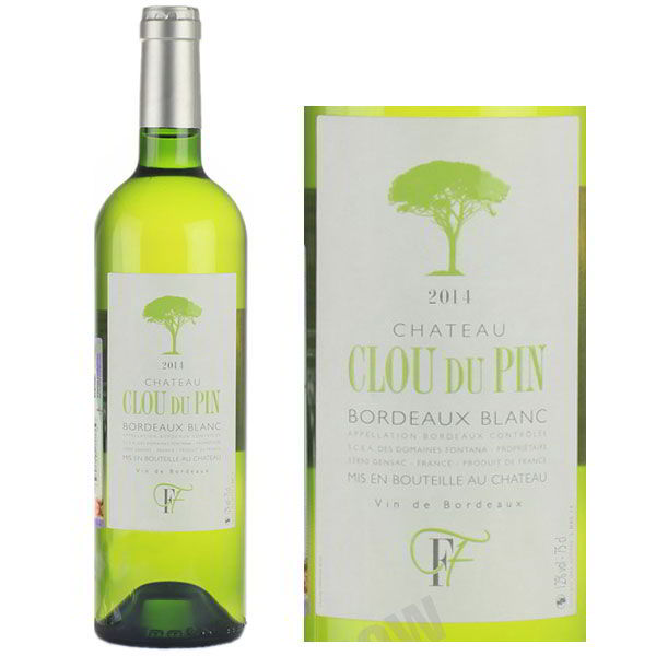 Rượu Vang Pháp Chateau Clou Du Pin Bordeaux Blanc