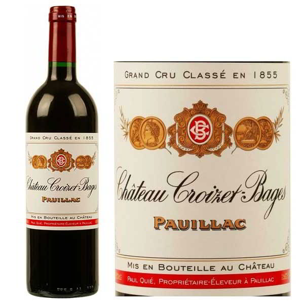 Rượu vang Pháp Chateau Croizet Bages Grand Cru Classe En 1855