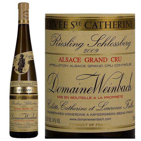 Rượu Vang Pháp Domaine Weinbach Cuvée Ste Catherine Riesling Schlossberg