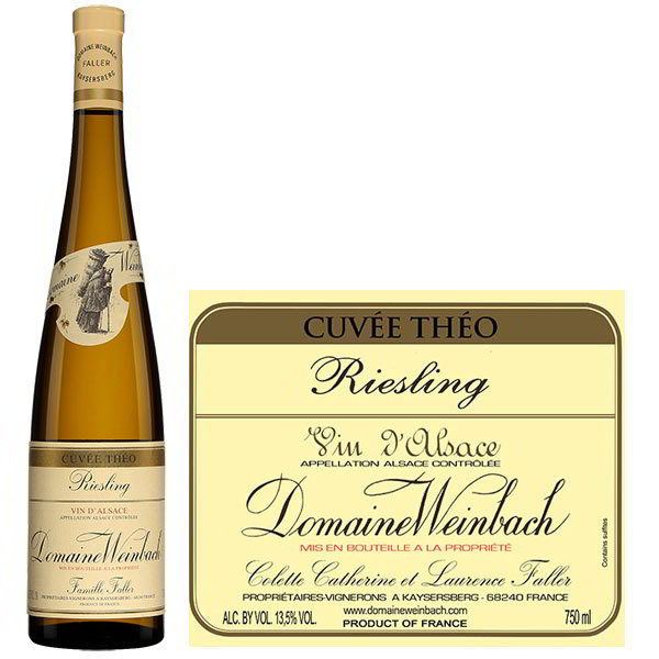Rượu Vang Pháp Domaine Weinbach Cuvée Théo Riesling
