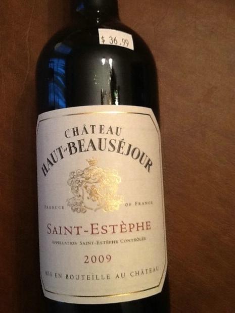 Chateau Haut-Beausejour Saint-Estephe