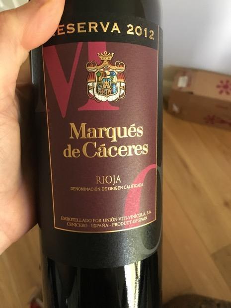 Rượu Vang Tây Ban Nha Marques de Caceres Reserva Rioja DOC