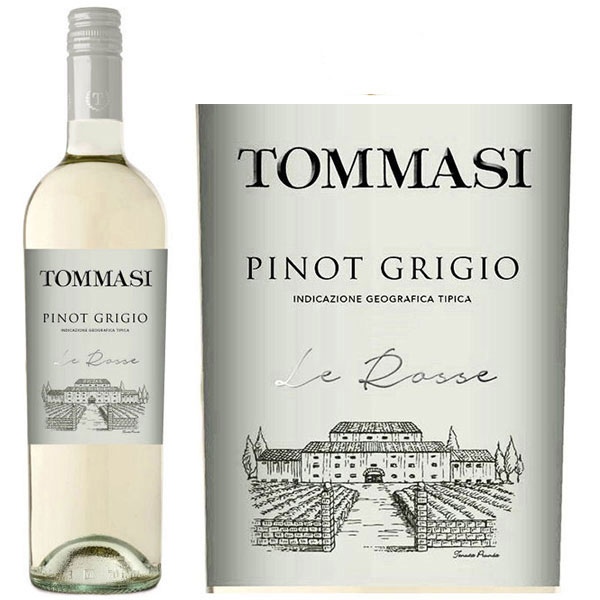Rượu Vang Ý Tommasi Le Rosse Pinot Grigio Delle Venezie IGT