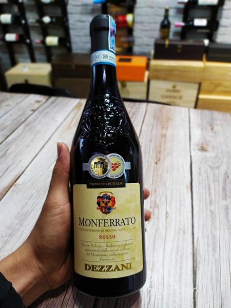 Rượu vang Ý Monferrato Rosso DOC