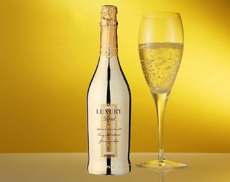 Rượu Sparkling Wine Luxury Brut Gold