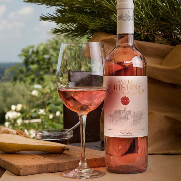 Rượu Vang Ý Antinori Santa Cristina Rosado Rose Toscana