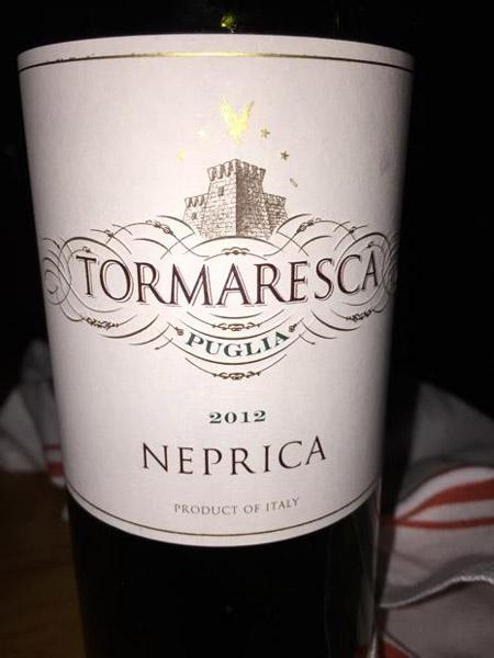 Ruou vang y Tormaresca Neprica Puglia IGT Ruou vang y Tormaresca Neprica Puglia IGT
