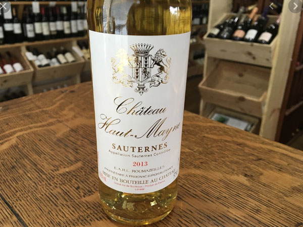 Rượu vang Chateau Haut Mayne Sauternes 375ml
