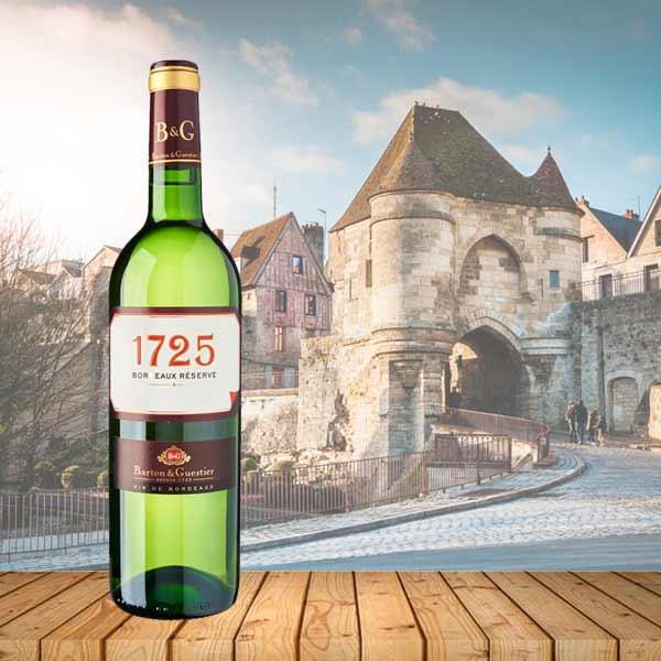 Rượu vang Pháp B&G 1725 Bordeaux Reserve Blanc-AOP Bordeaux