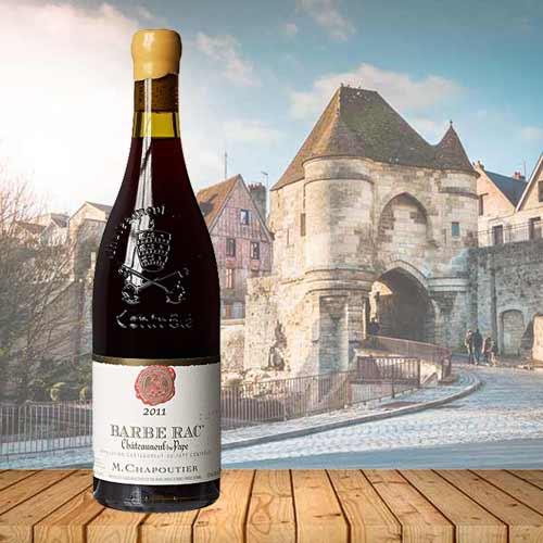 Rượu vang Pháp M.Chapoutier Chateauneuf Du Pape Barbe-Rac Bio