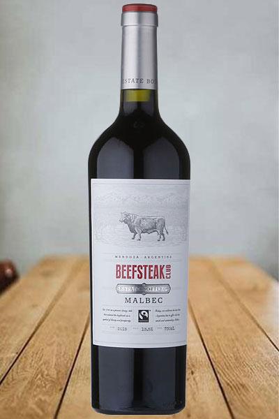 Rượu Vang Argentina Beefsteak Club Estate Bottled Malbec