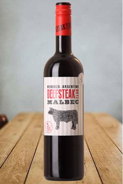 Rượu Vang Argentina Beefsteak Club Malbec