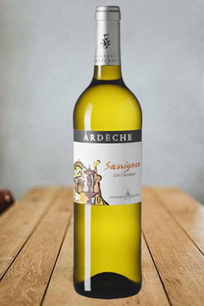 Rượu Vang Pháp Vignerons Ardechois Sauvignon Blanc