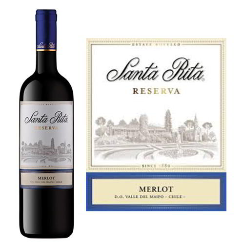 Rượu vang Chile Santa Rita Reserva Merlot