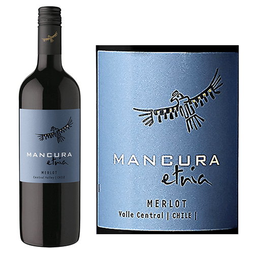 Rượu vang Mancura Etnia Merlot