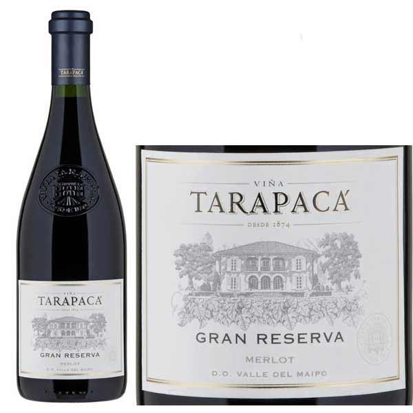 Rượu vang Chile Tarapaca Gran Reserva Merlot