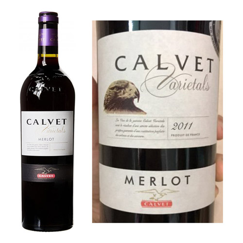 Rượu Vang Pháp Calvet Varietal Merlot