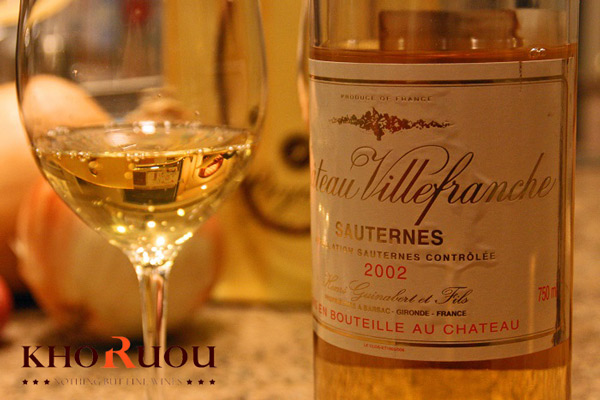 Rượu vang ngọt Sauternes