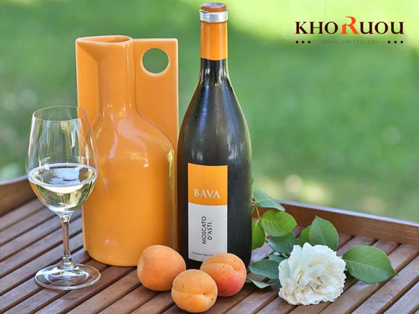 Rượu vang ngọt Ý Bava Moscato D'asti DOCG