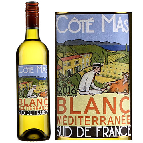 Rượu Vang Pháp Cote Mas Blanc Mediterranee