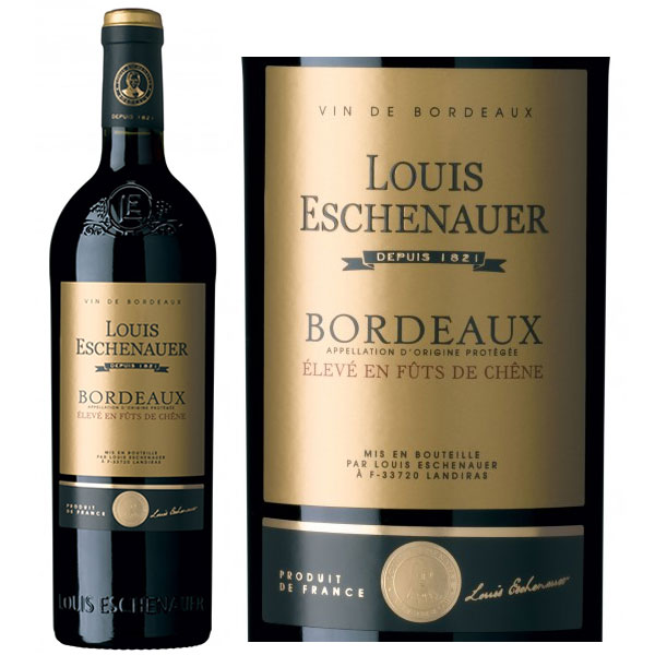 Rượu Vang Pháp Bordeaux Louis Eschenauer Eleve Fut de Chene (Barriq đỏ)