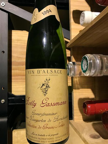 Rượu Vang Pháp Rolly Gassmann Gewurztraminer Oberer  Weingarten De Rorschwihr 1994