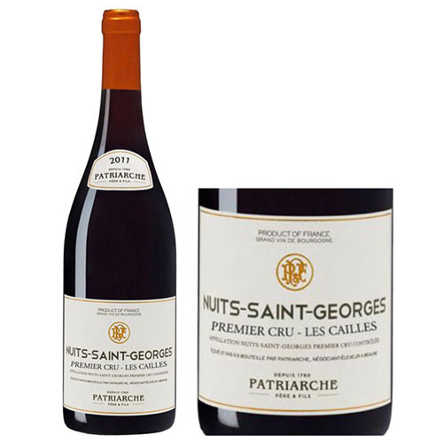 Rượu Vang Pháp Patriarche - Nuits Sanit Georges Les Cailles