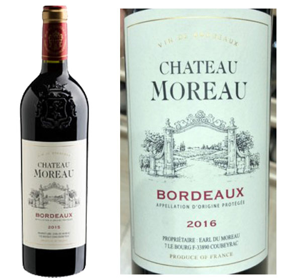 Rượu Vang Pháp Chateau Moreau
