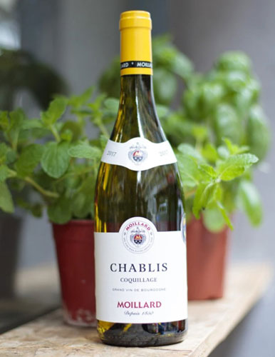 Rượu Vang Pháp Moillard Chablis 2017
