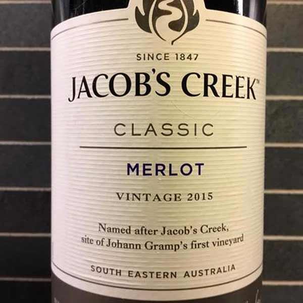 Rượu vang Úc Jacob's Creek Merlot