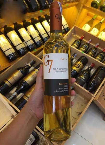 Rượu Vang Chile G7 Late Harvest 
