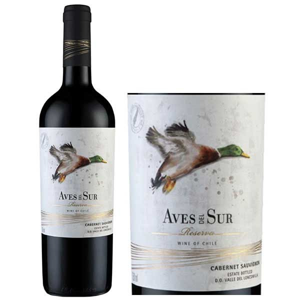 Rượu Vang Chile Aves Del Sur Reserva đỏ