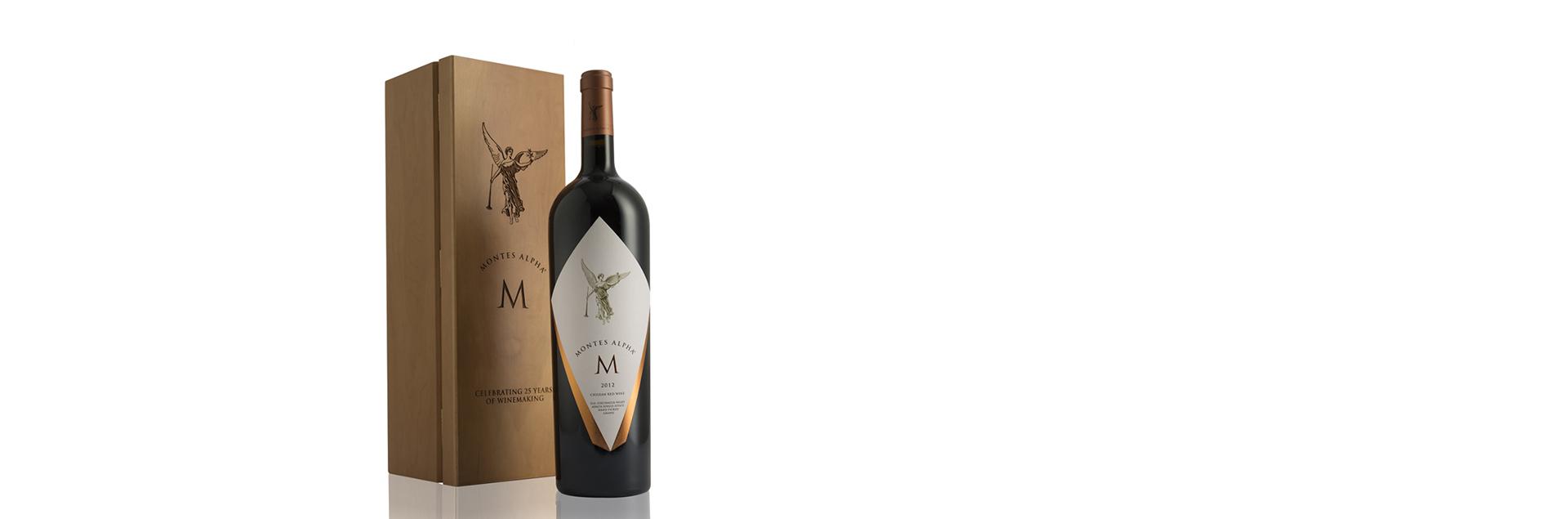 Rượu vang Chile Montes Alpha M (wooden box)