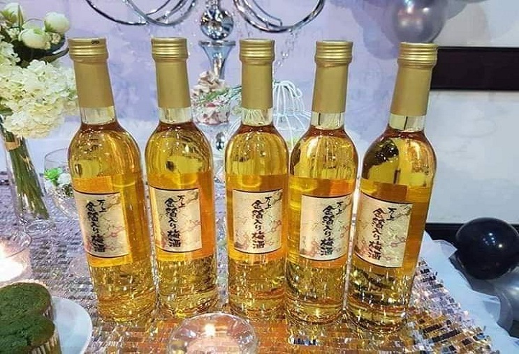 Rượu mơ vảy vàng – Món quà tặng tuyệt vời từ Nhật Bản | khoruou.vn